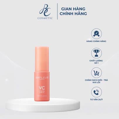 Serum thu nhỏ lỗ chân lông AMPLEUR VC DRIP (7 loại vitamin C)